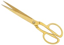 a pair of scissors with a gold handle.jpg